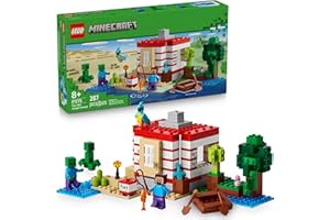 LEGO Minecraft The TNT Jungle House Kids Toy for Pretend Play - Collectible Minecraft Toy - Building Set for Boys and Girls 8+ - Gift Idea for Birthdays and Video Game Fans - 21275