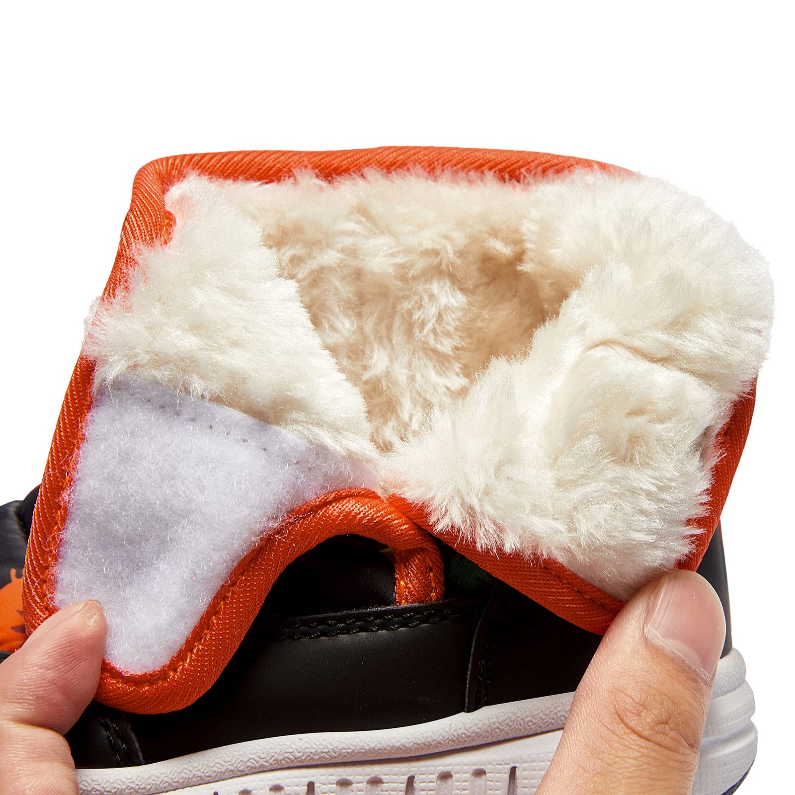 HOBIBEAR Boys Girls Toddler Snow Boots Waterproof Slip Resistant Outdoor Winter Shoes(Toddler/Little Kids/Big Kids)