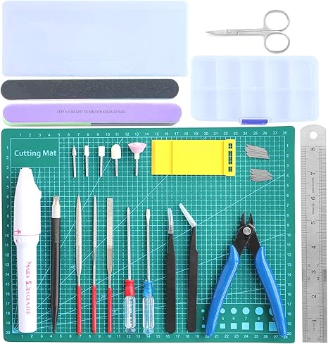 Amazon プラモデル 工具 33点セット ガンダムプラモデル クラフトキット ホビービルデ ィングツールキット クラフトツール 初心者 入門用 ホビー用工具 通販