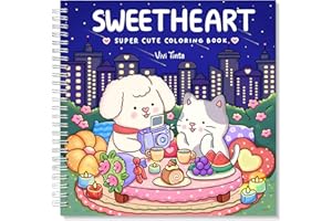 Sweetheart: Coloring Book for Adults & Teens Featuring Adorable Animals