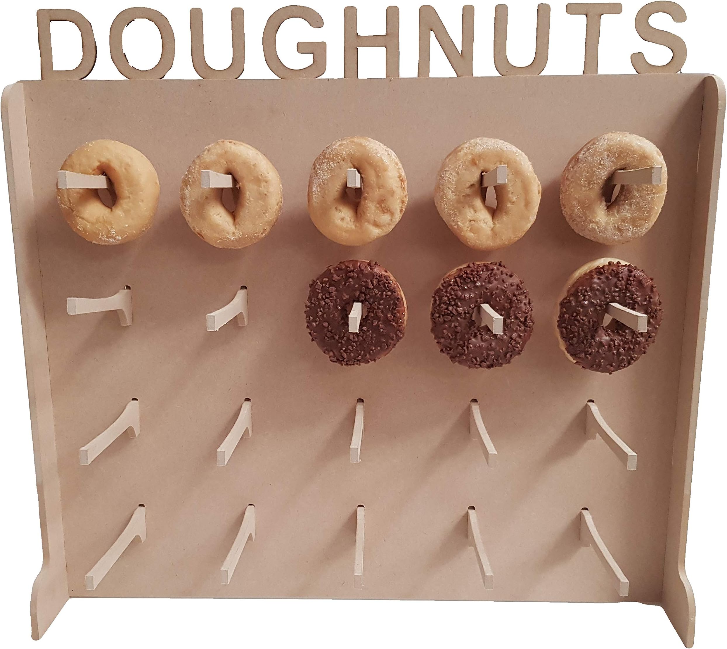 LaserSmith Doughnut Wall Holds up to 4 on Each Hook, Max of 80!