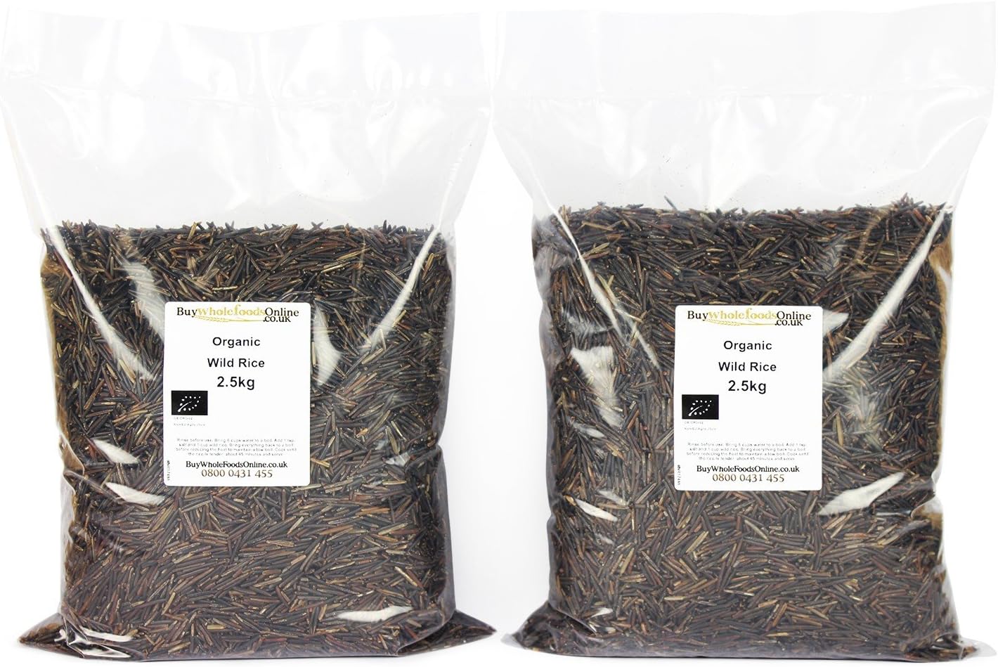 Organic Wild Rice 5kg (Buy Whole Foods Online Ltd.) Amazon.co.uk Grocery