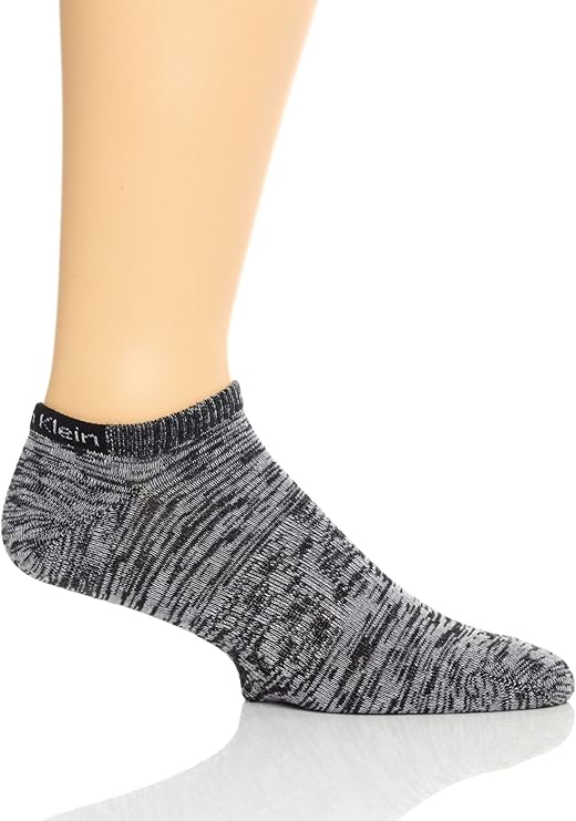 Calvin Klein Women's Athletic Logo LowCut Socks 6 Pack, Charcoal