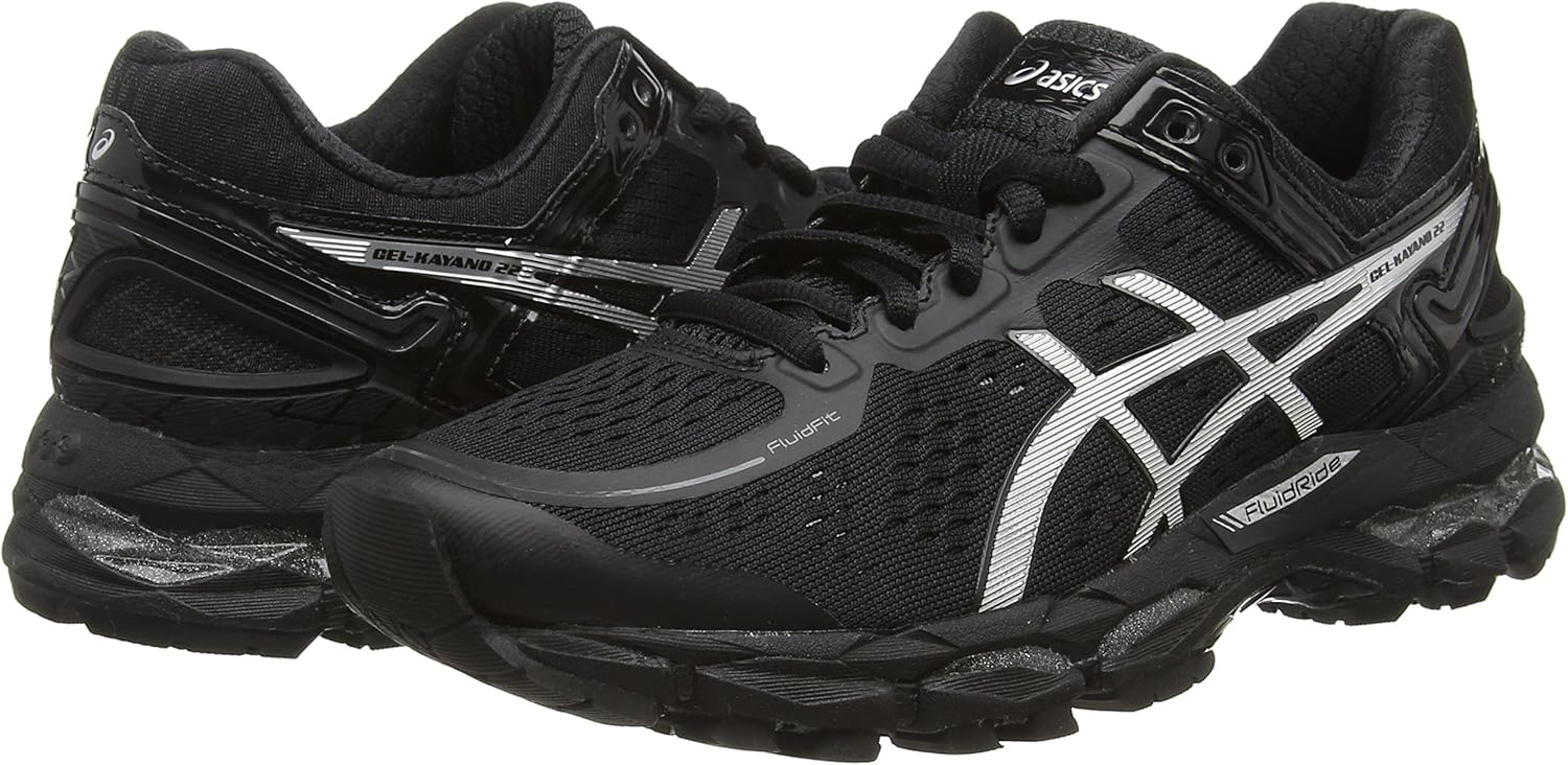 asics gel kayano 22 women's black