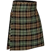 Allsafe Traders Men's 5 Yard Scottish Tartan Kilt, Highland Wedding Kilt