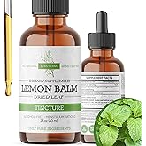 Lemon Balm Tincture – Alcohol-Free | Melissa Officinalis Liquid Extract | Natural Calming & Sleep Support | Herbal Stress Relief – 2 oz