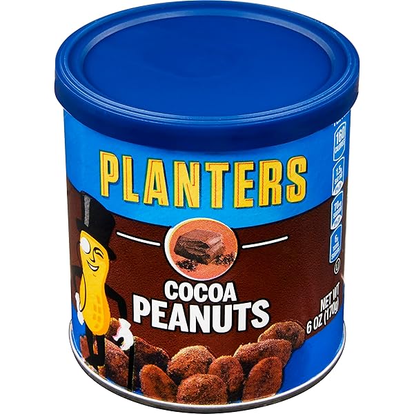 PLANTERS COCOA PEANUTS (6 OZ CANISTER)