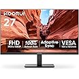 KOORUI 27 Inch Monitor, Full HD 1080P 100Hz Computer Monitor, IPS Display, HDMI, VGA, 4ms Response Time, 100 x 100 mm VESA Mo
