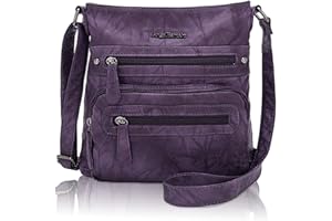Angel Barcelo Crossbody Bags for Women Soft Small Shoulder Purses for Women