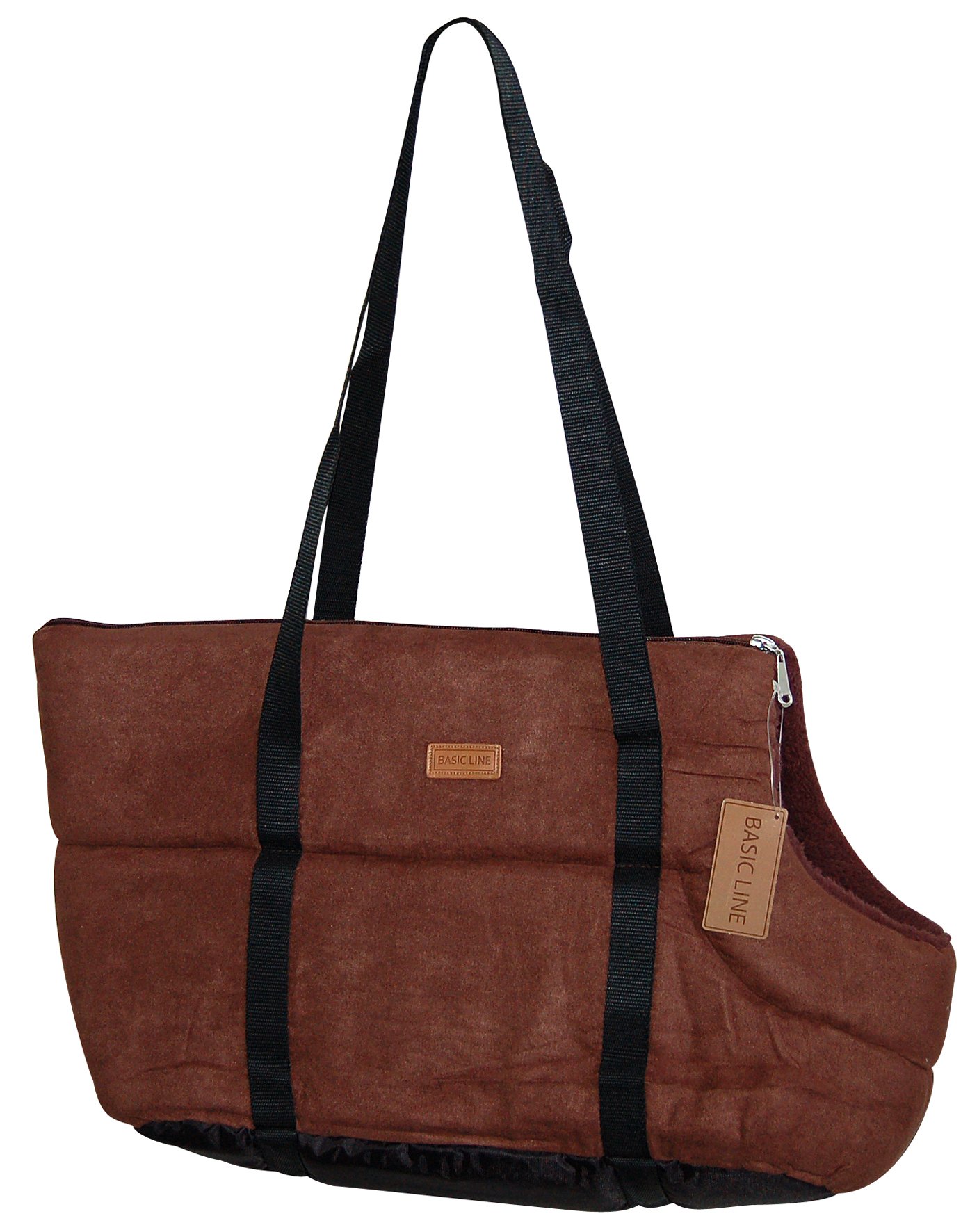 Wouapy Basic Line Transport Bag for Dog, Brown