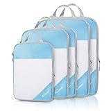 Compression Packing Cubes for Travel, 5 Set Packing