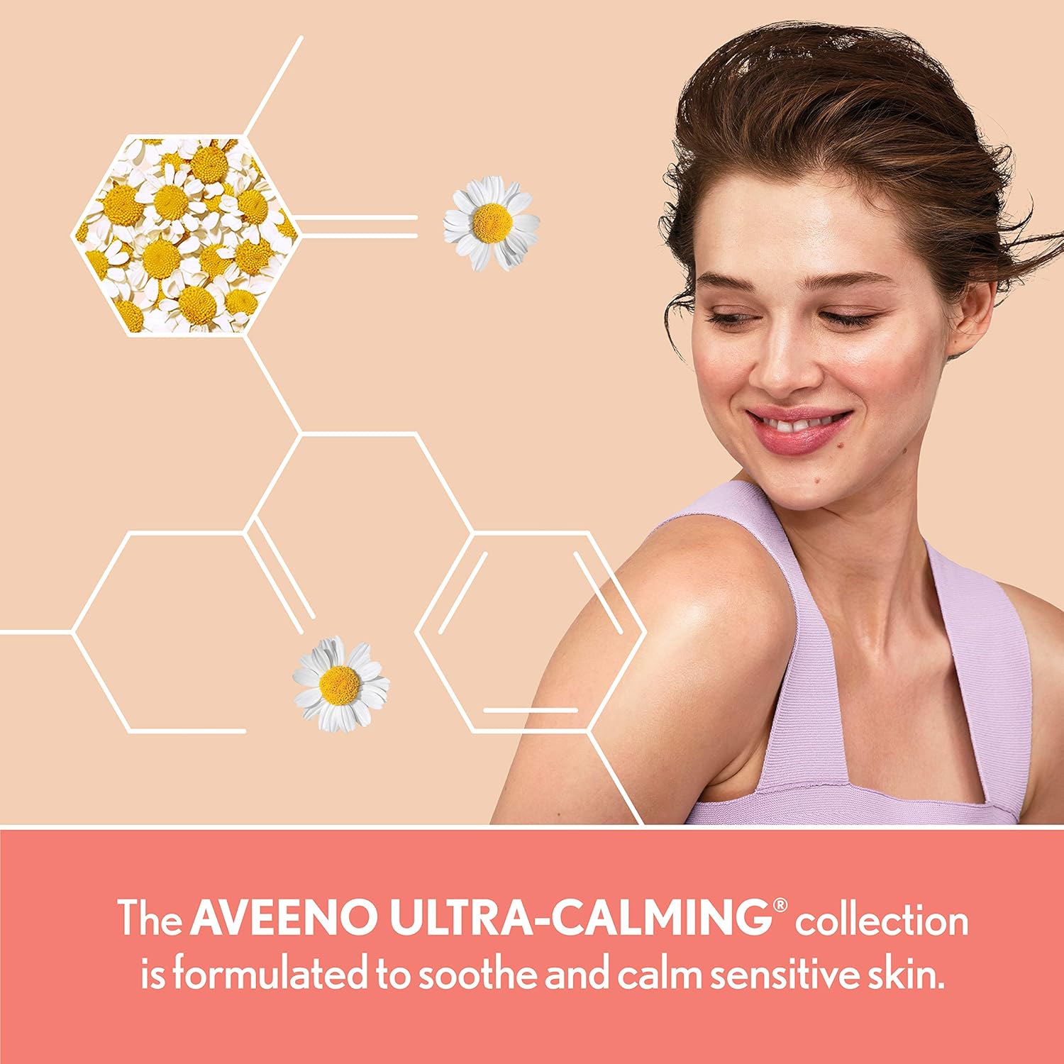 Aveeno Ultra-Calming Makeup Removing Facial Cleansing Wipes with Feverfew Extract, Oil-Free Soothing Face Wipes for Sensitive Skin, Gentle & Non-Comedogenic, 25 Count: Beauty