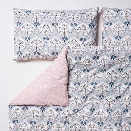 Fat Face Designer Bedding Waterlilies Dusky Rose Super King Amazon Co Uk Kitchen Home