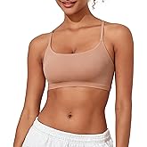 PrettyGuide Women's Wireless Racerback Bralette No Padded Seamless Wire Free Everyday Bra Full Coverage Bralettes