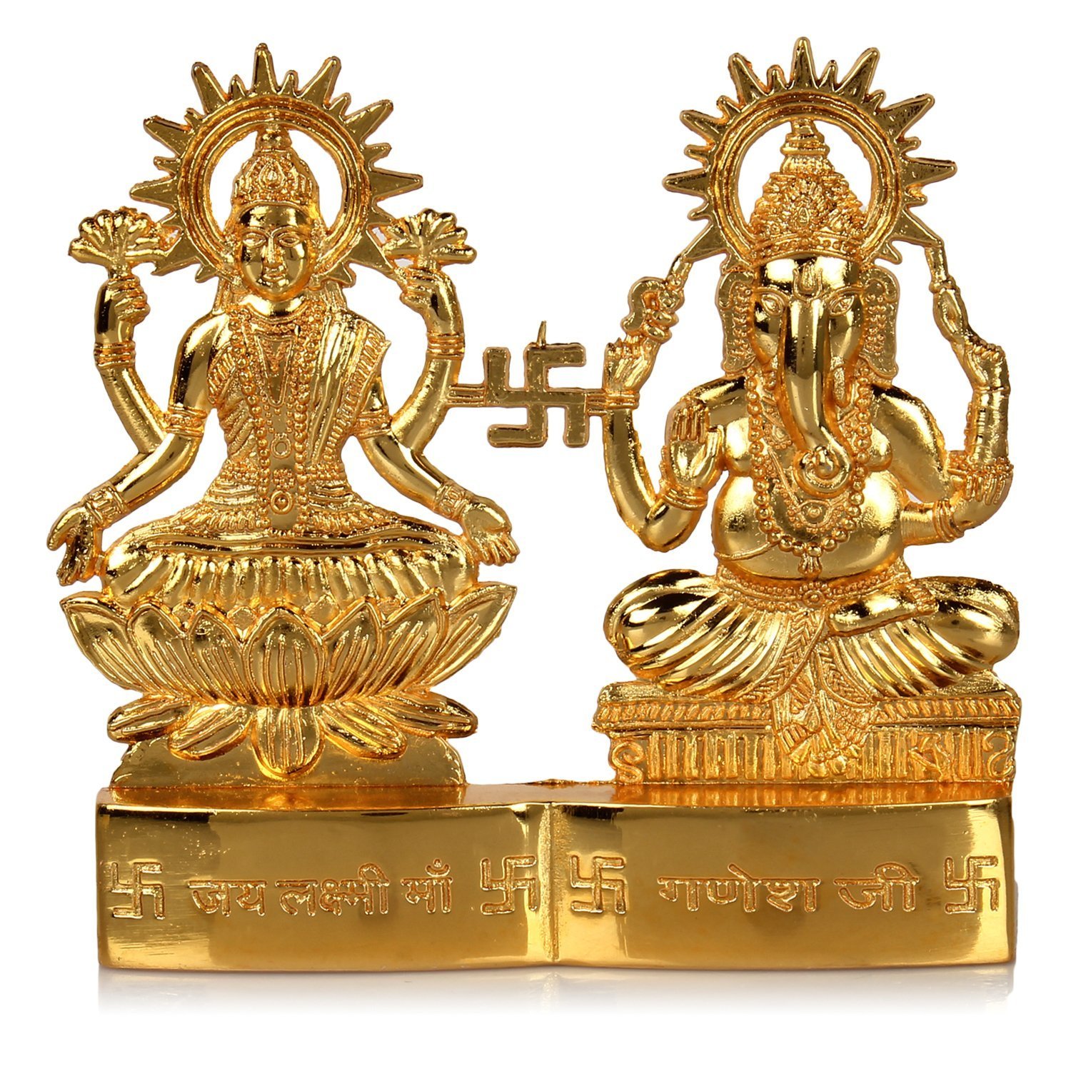 Buy Metal God Laxmi Ganesh Set Statue Idol Murti4x4 Inch, Lakshmi