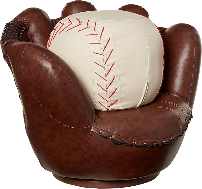 baseball glove chair rooms to go