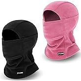 Kids Fleece Balaclava Ski Mask,Face Mask Neck Warmer for Boys Girls,Windproof Face Cover for Cold Weather Skiing Cycling