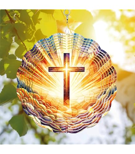 Amazon.com: Dicksons Multidimensional Cross Colorful 12 inch