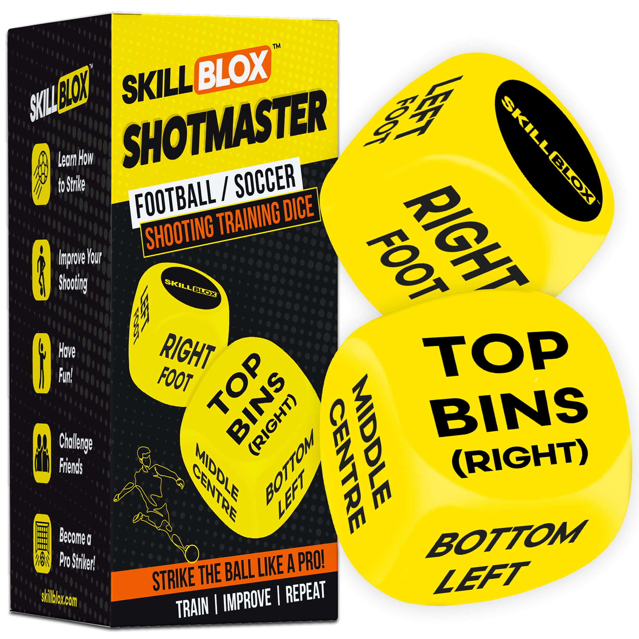 Skill Blox Football Gift for Boys – ShotMaster Shooting Training Dice – Fun Football Shooting Training Game for Kids, Boys & Girls 8–14 — image 1