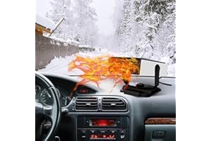 JOTUPLUN Portable 12V Car Heater, 2 in1 Fast Heating and Cooling Fan for Car Windshield Defogger Defroster, Car Heaters for Vehicle Suitable for Cars SUV Truck and Trailer (TPBS701)