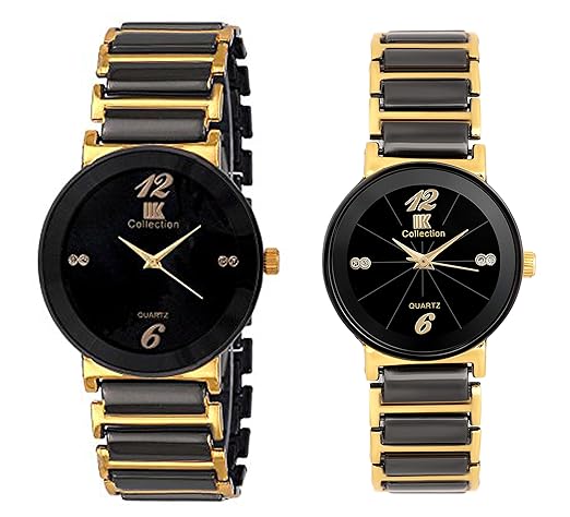 Analogue Black Dial Mens and Womens Watch