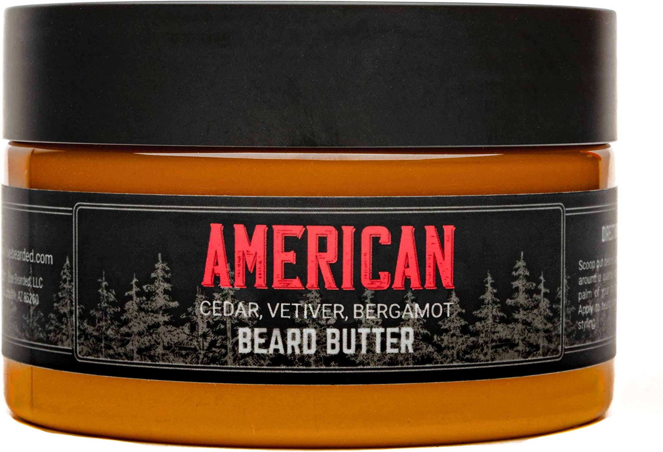 Beard Butter | Live Bearded Made in USA | All Natural Beard Butter (Campfire Fragrance - The American)