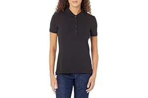 Amazon Essentials Women's Short-Sleeve Polo Shirt (Available in Plus Size)