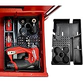 Tidy Tool Organizer for M12 Installation Drill and Milwaukee 3 Drawer Packout Tool Box