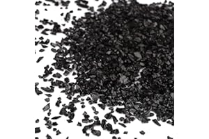 BONNY BOXX Irregular Crushed Glass Chips Sprinkles, 100g Metallic Chunky Glitter Stones for Nail Art, Resin Mold Filler, DIY Crafts, Vase Filler, Jewelry Making (Black)