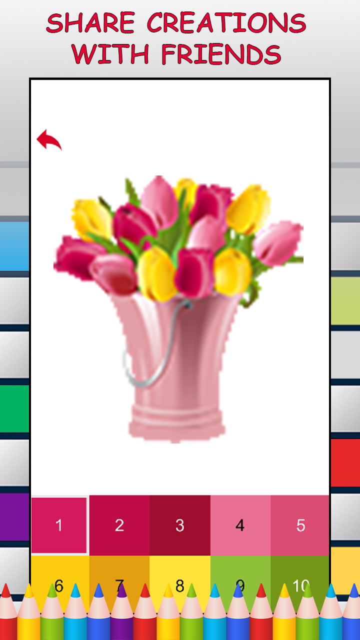 Buy Tulips Color by Number No Ads Pixel Art Game Coloring Book
