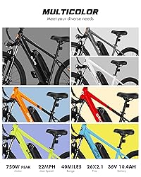 Qlife Racer Electric Bike for Adults - 21-Speed
