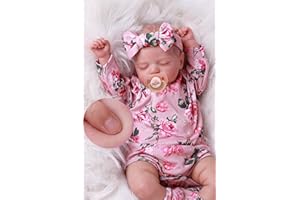BABESIDE Lifelike Reborn Baby Dolls - 20 inch Sleeping Realistic Newborn Baby Dolls Soft Body Real Life Baby Dolls Girl with 