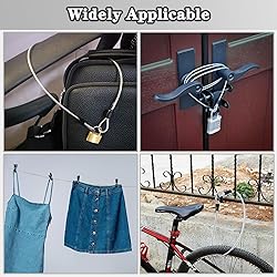 Cable Wire Rope with Double Loop, Security Cable