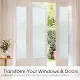 Lifetree Frosted Window Film 45x300cm Privacy Snowflake Pattern Static Cling view 7