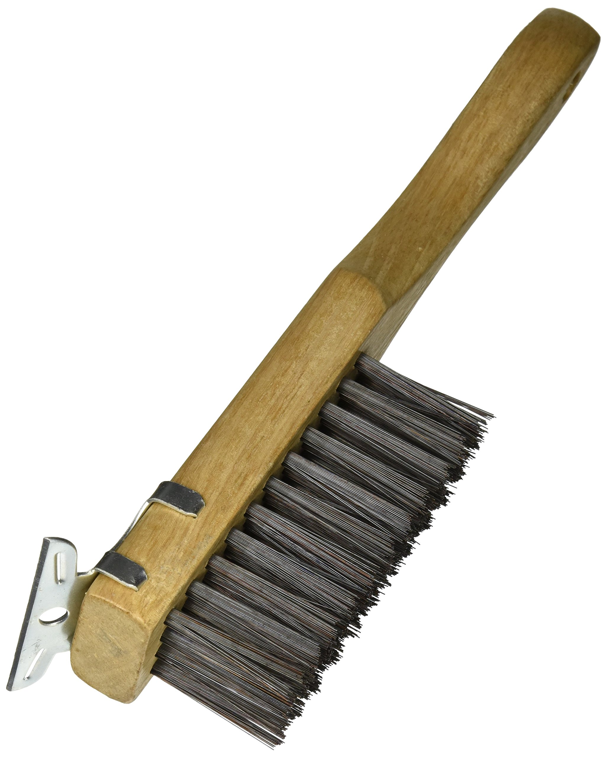 Bon 11-217 Straight Handle Wire Brush with Scraper