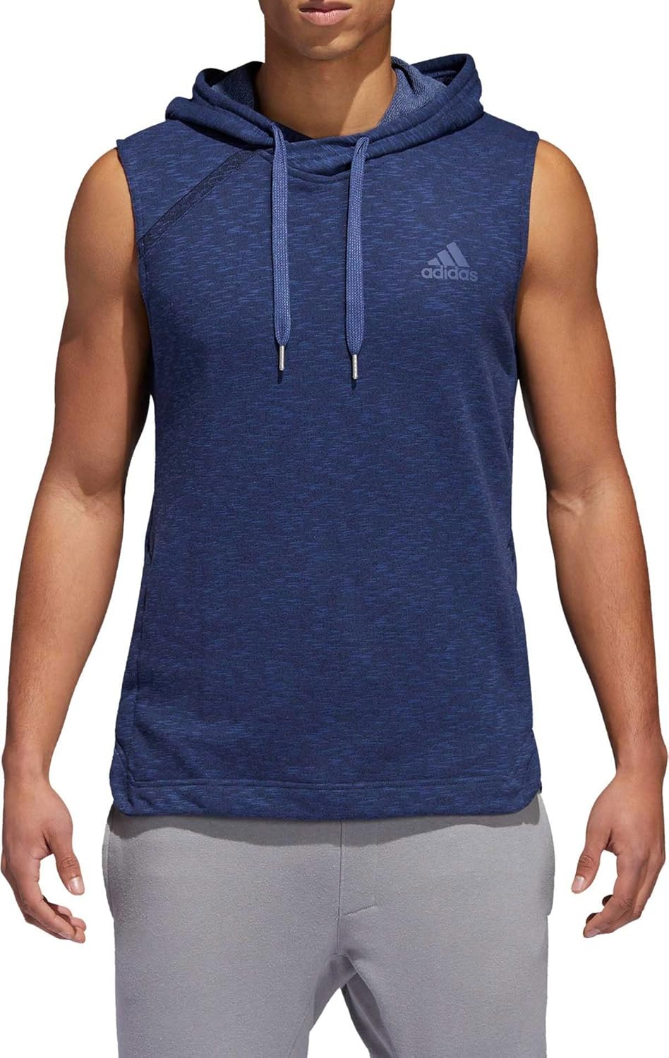 mens adidas sleeveless hoodie