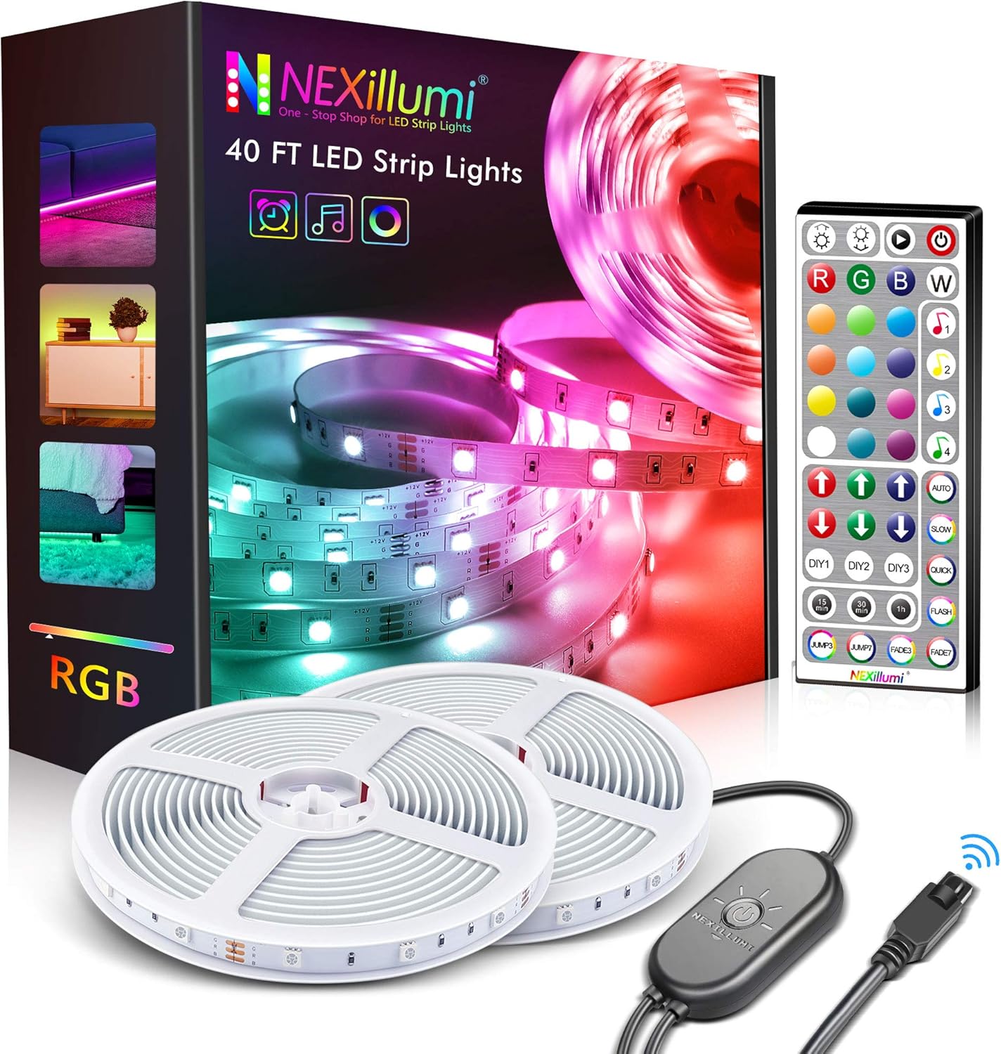 Amazon.com: Nexillumi LED Strip Lights 