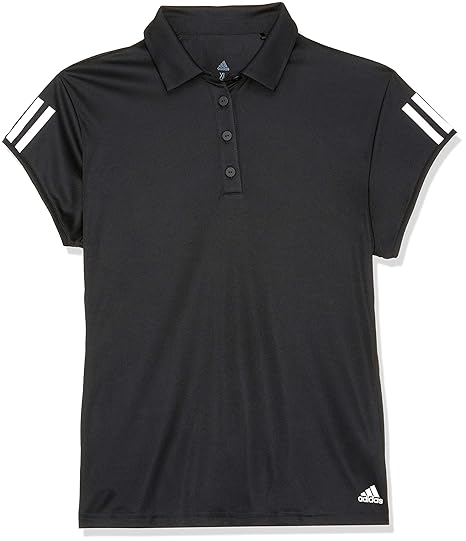 adidas Damen Club 3 Stripes Kurzarm Polo-Shirt