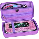 Mchoi Hard Storage Case Fits for Halo Bolt Air+ 1750 / Halo Bolt Ultimate 2.0/ Halo Bolt Ultimate 3.0 / Air 58830 / Air + 55500/58830/44400/57720 Emergency Power Kit Holder, Case Only (Purple)