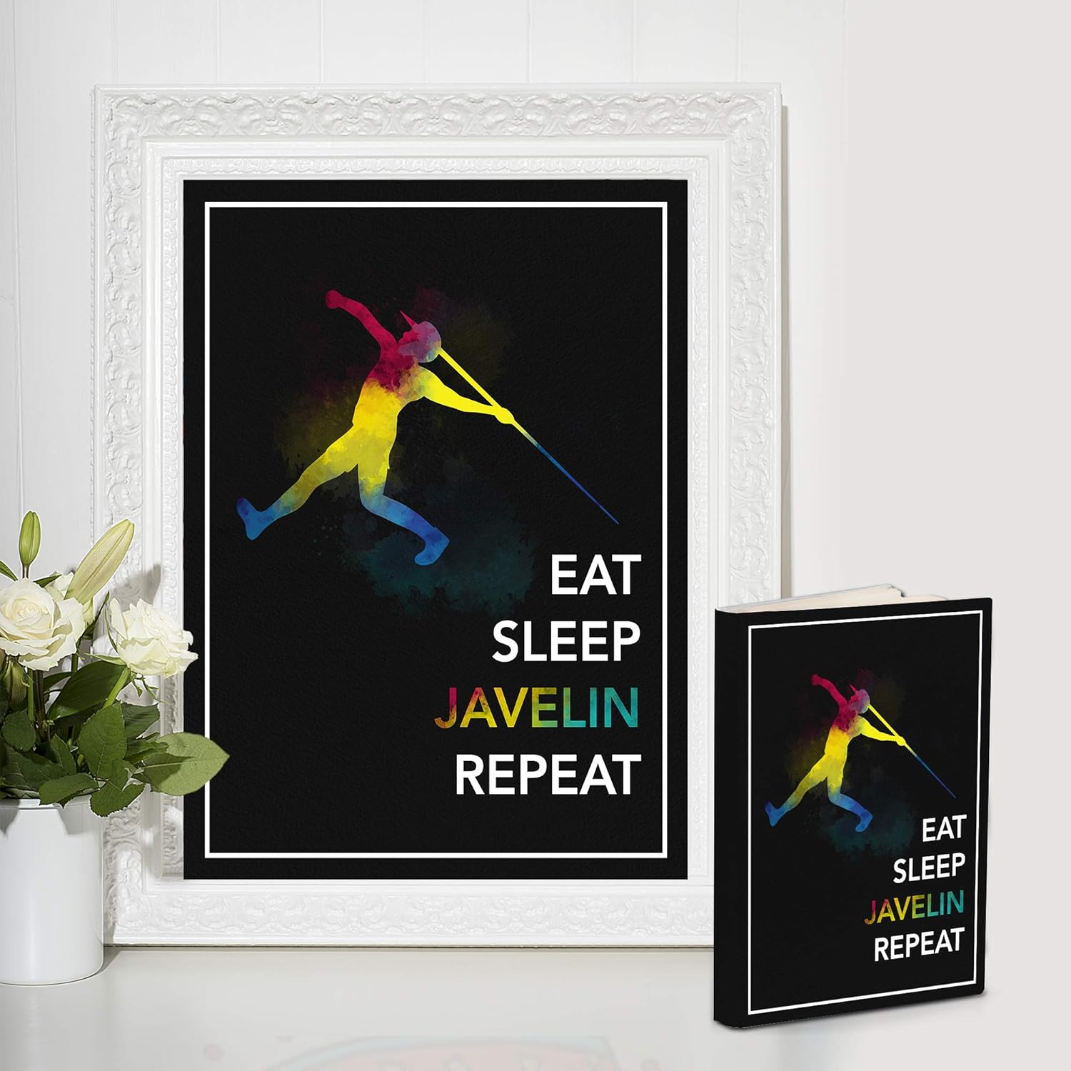 Eat Sleep Javelin Repeat Daily Planner & Unframed