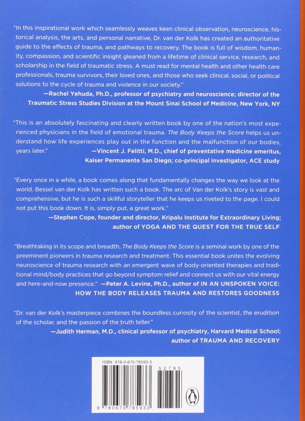 The Body Keeps The Score Brain Mind And Body In The Healing Of Trauma Amazon It Van Der Kolk Bessel A M D Libri In Altre Lingue