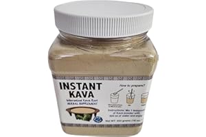 Enjoy Kava - Micronized Instant Noble KAVA Powder 16 Oz Jar | Authentic Heavy Instant Kava | No Straining Needed | Gourmet Kava Root Powder | JUST ADD Water