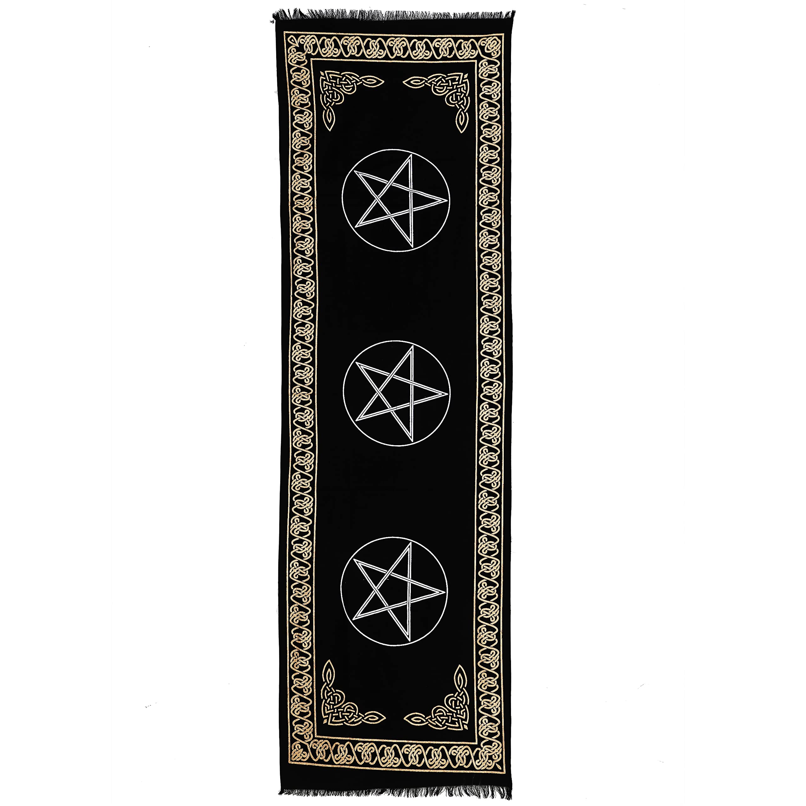 Indian Consigners Altar Cloth Three Pentagram