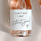 Bridesmaid Proposal Mini Champagne Labels - Set of