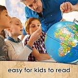Science Kidz 2 in 1 Light Up Globe Kids World & Constellations Globe view 5