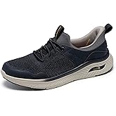 Skechers Men's USA Arch Fit Crosser - Emeric Knitted Bungee Lace Slip-Ins