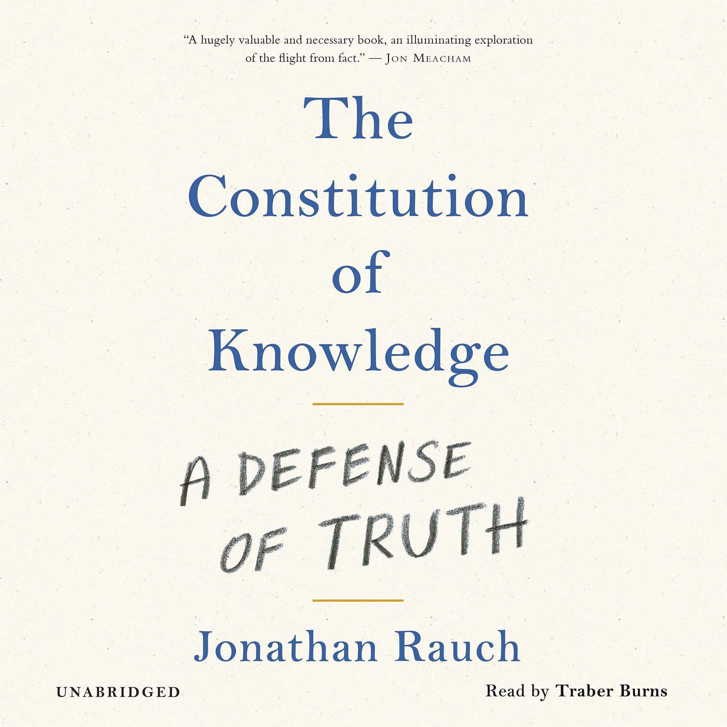 The Constitution of Knowledge: A Defense of Truth (English and Norwegian Edition) Image