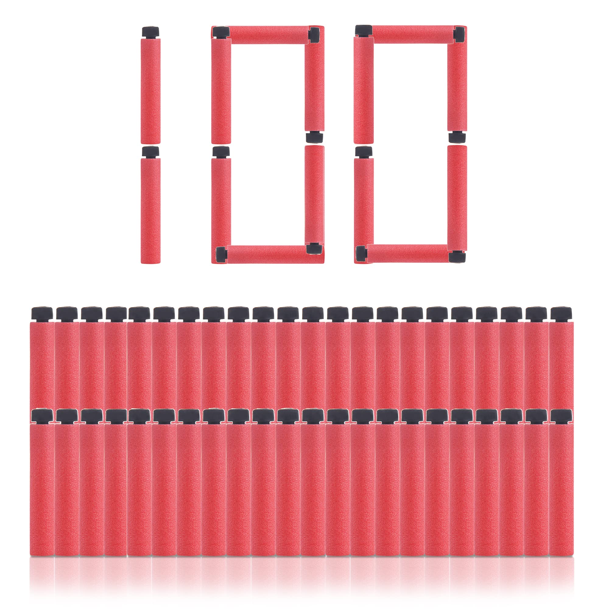WORKER 100PCS Long Darts for Nerf and Woker Elite