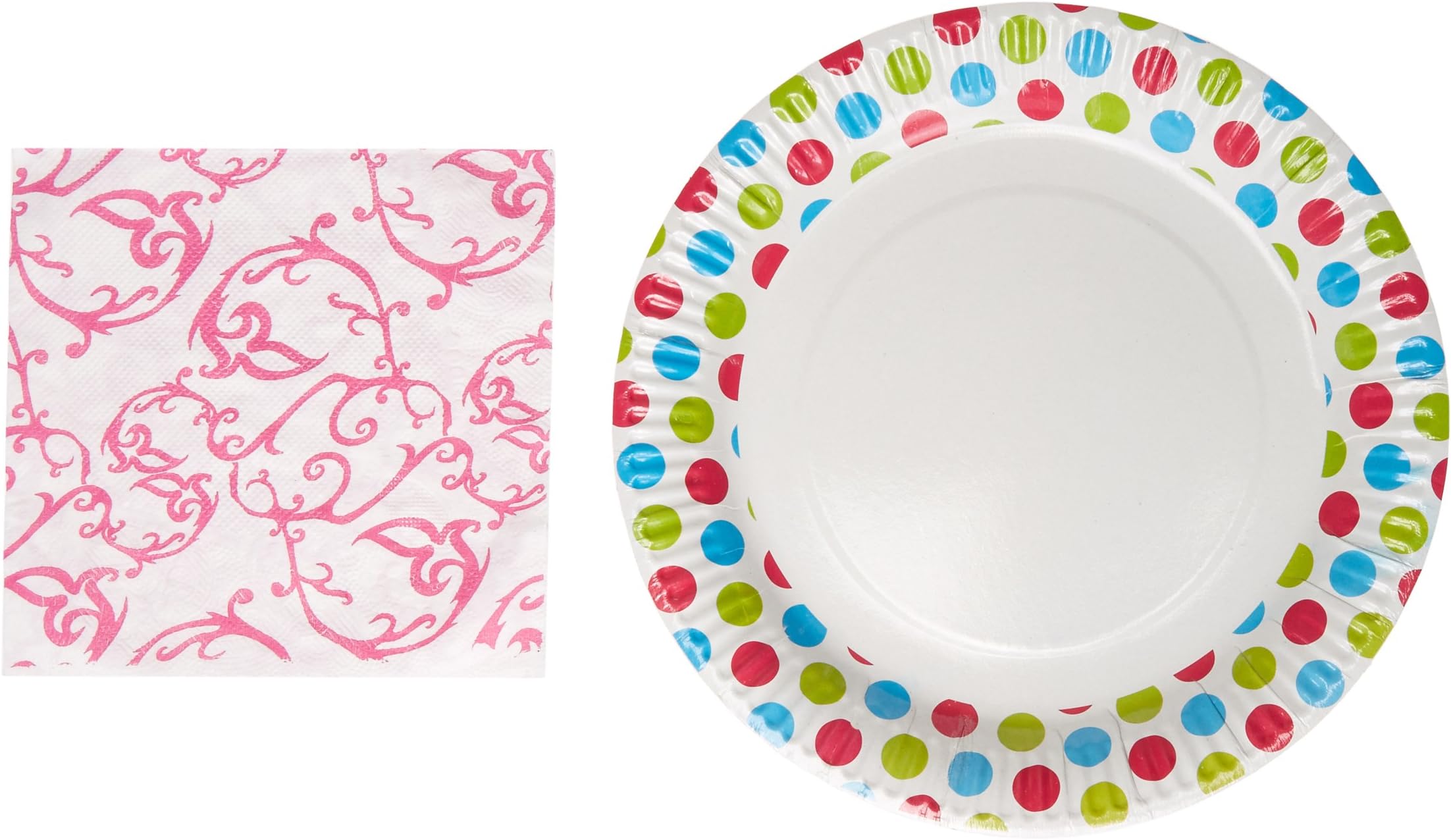 Origami Party Combo - 10 Plates with 10 Napkins