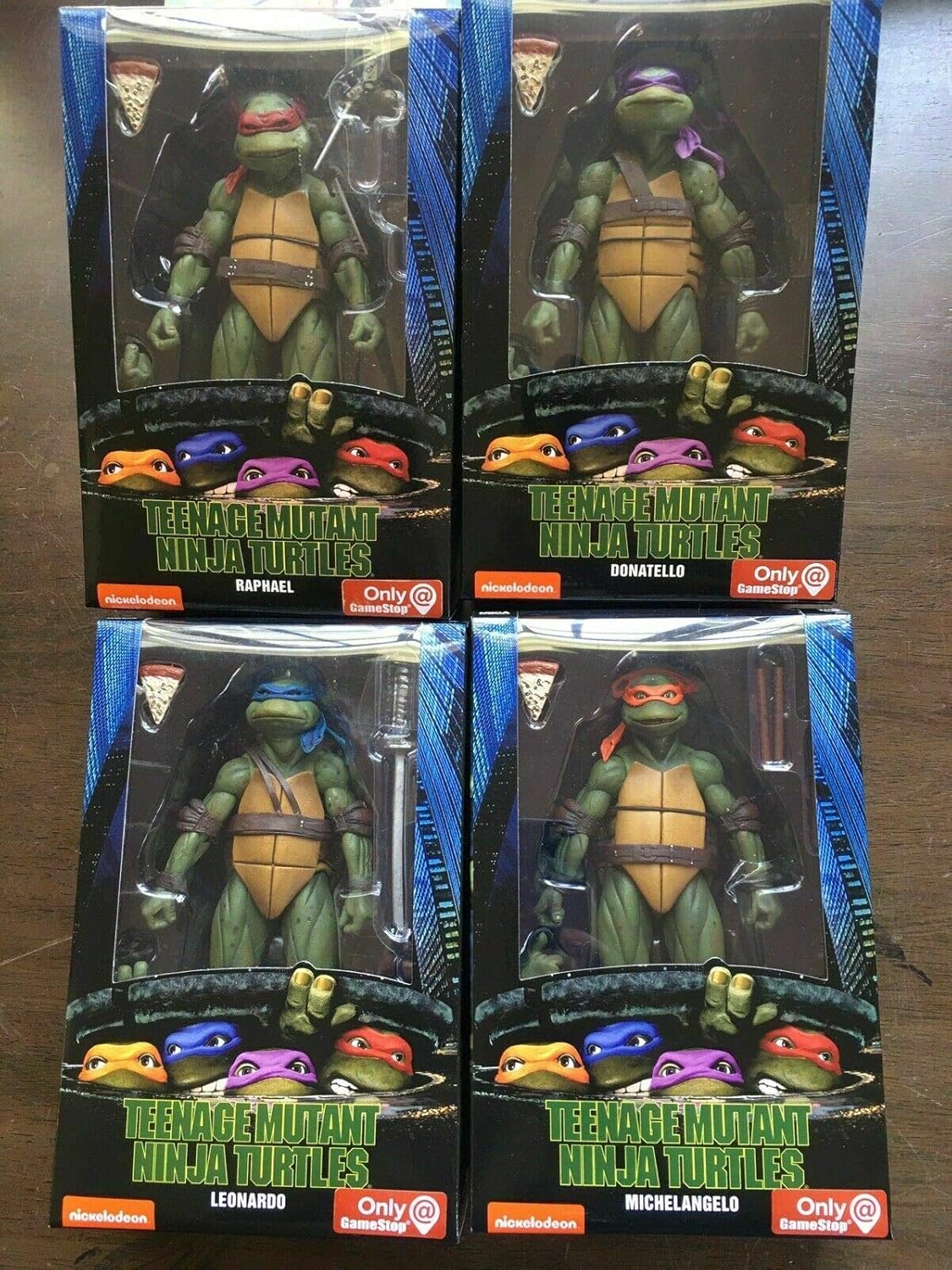 neca tmnt 1990 figures